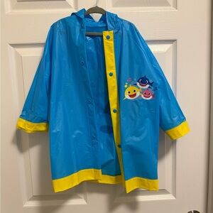 Kids Blue and Yellow Raincoat